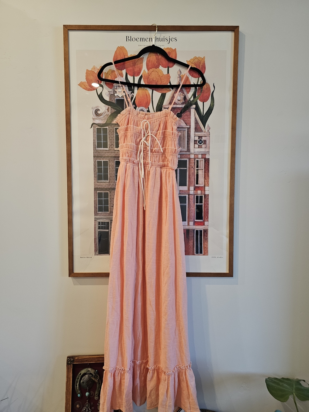 Women’s Peach Maxi Dress